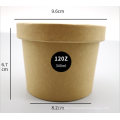 Kraft Paper Bowl Disposable Hot Soup Paper Bowl